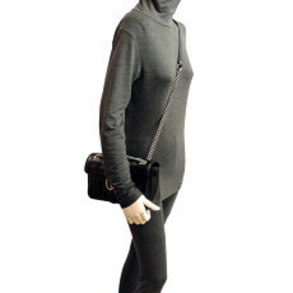 Gucci GG Marmont Chain Shoulder Bag Leather Black - Picture 9 of 9